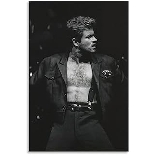 George Michael in concert poster